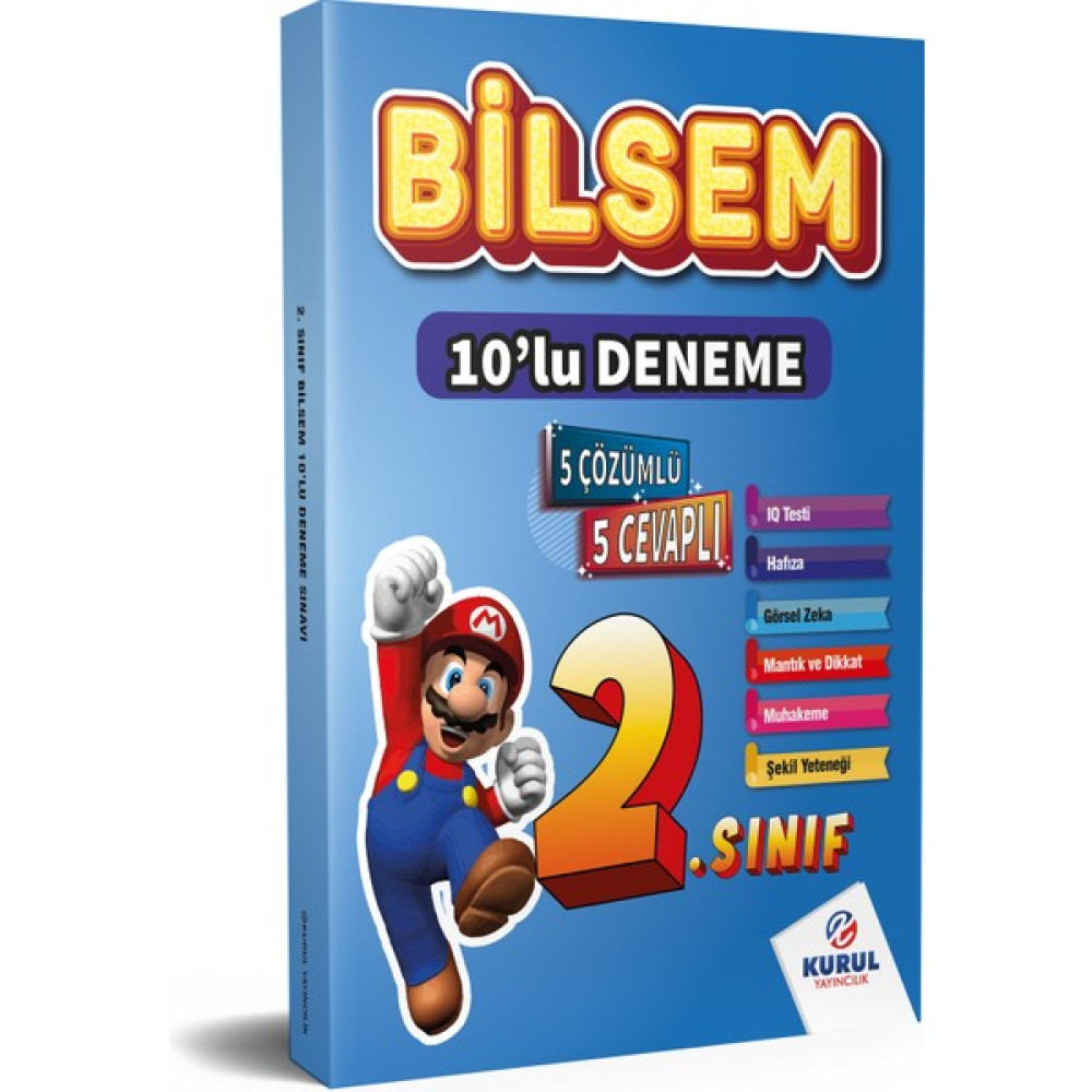 Kurul Yayıncılık 2. Sınıf BİLSEM Hazırlık Çözümlü 10 Deneme Sınavı Kaynak Kitapları Fiyatı
