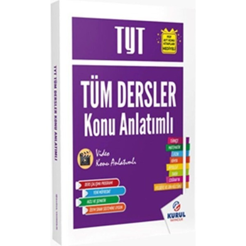 Kurul Yayıncılık 2024 Tyt Tüm Dersler Tek Kitap Konu Anlatımlı Kurul Yayınları Temel Yeterlilik Testi (TYT) Fiyatı