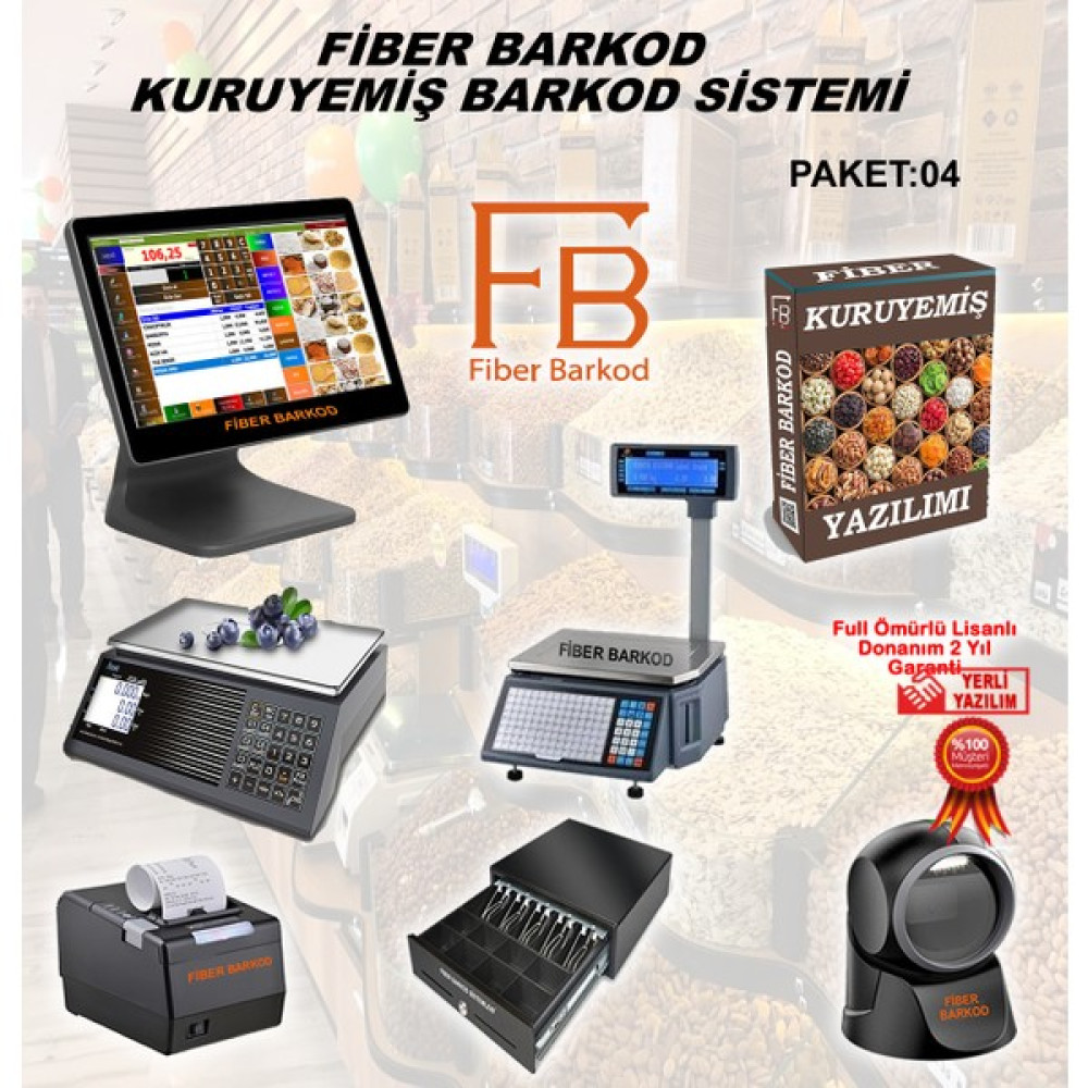 Kuruyemiş Barkod Sistemi-4 - Siyah Oto Boyaları Fiyatı