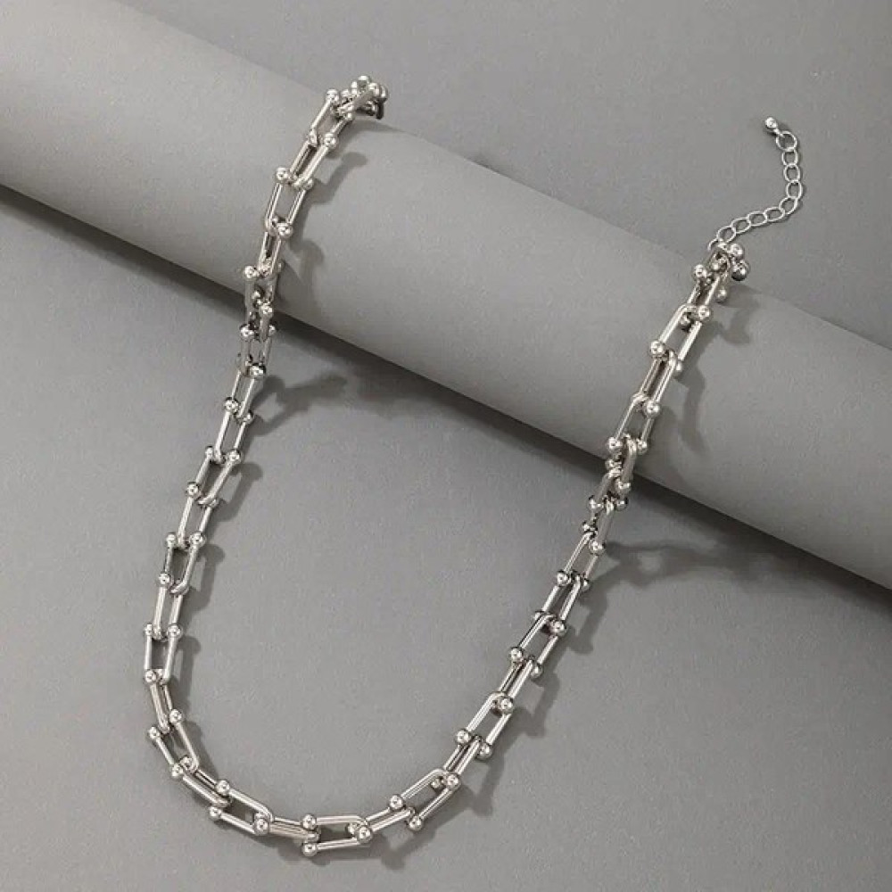 Kuşkaya Ticaret Tiffany Çelik 45 cm Kolye - Gümüş Altın, Takı & Aksesuar Fiyatı