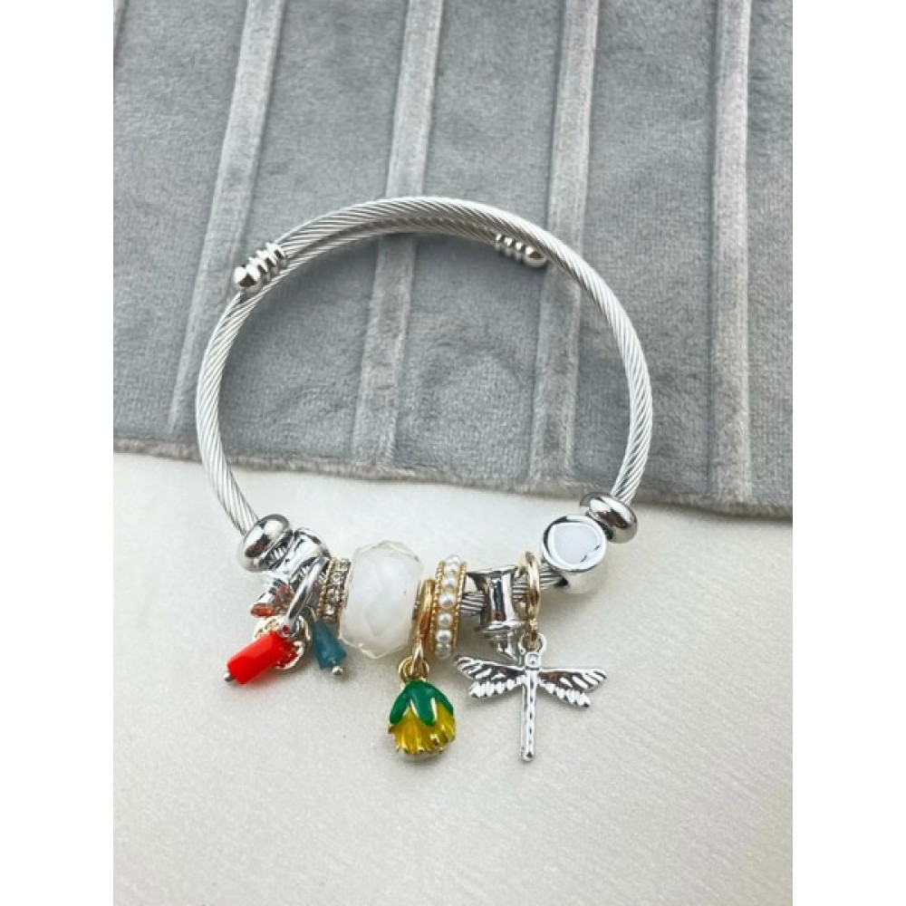 Kuşkaya Ticaret Yusufcuk Pandora Charm Çelik Silver Bileklik - Gümüş Altın, Takı & Aksesuar Fiyatı