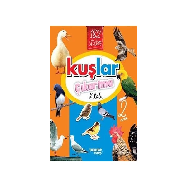 Kuşlar Çıkartma Kitabı- 2 Evcil Hayvan Ürünleri Fiyatı