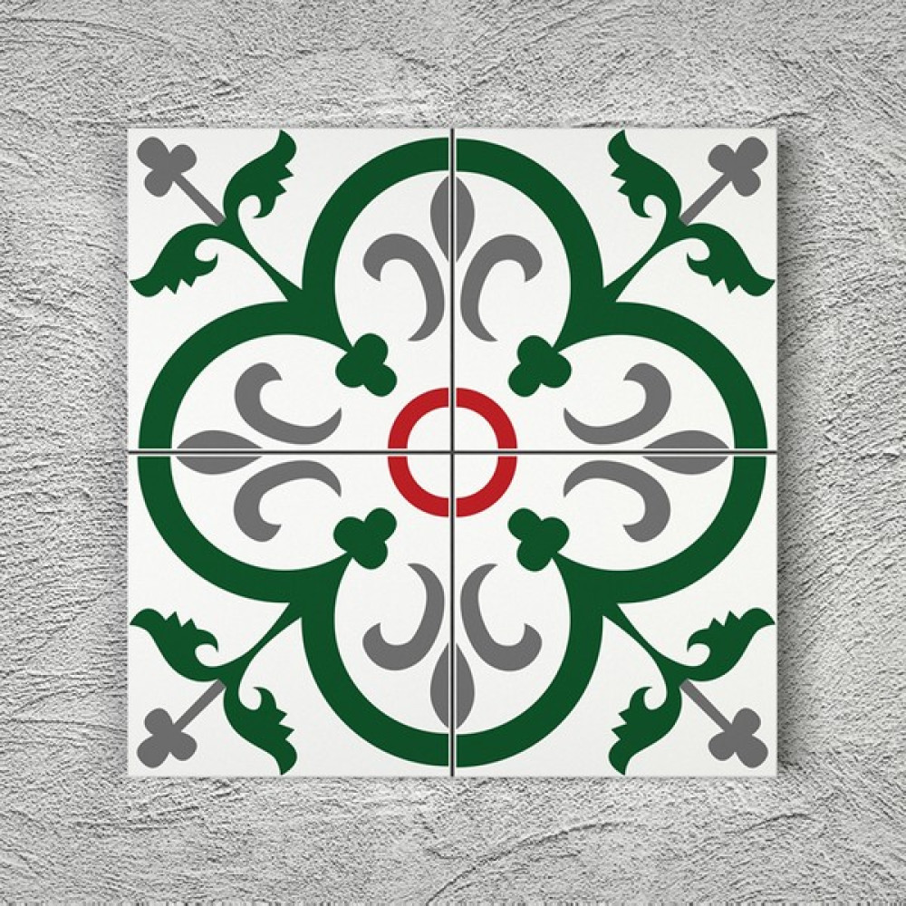Kütahya Çini Yapı Tasarım Yk 001-01D 20 x 20 Desenli Yer Karosu 1m² Yer / Yüzey Kaplamaları Fiyatı