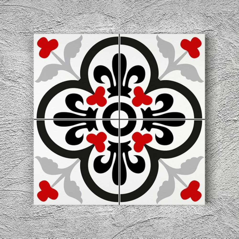 Kütahya Çini Yapı Tasarım Yk 001-09 20 x 20 Desenli Yer Karosu 1m² Yer / Yüzey Kaplamaları Fiyatı