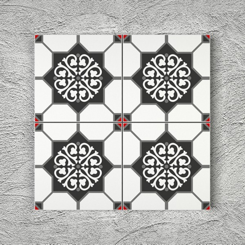 Kütahya Çini Yapı Tasarım Yk 001-14 20 x 20 Desenli Yer Karosu 1m² Oto Boyaları Fiyatı