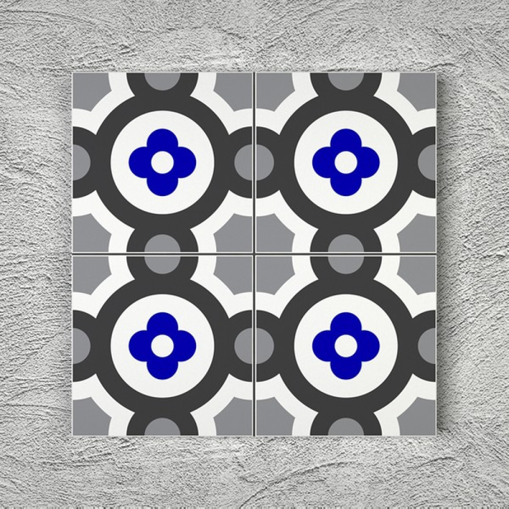 Kütahya Çini Yapı Tasarım Yk 001-28 20 x 20 Desenli Yer Karosu 1m² Yer / Yüzey Kaplamaları Fiyatı