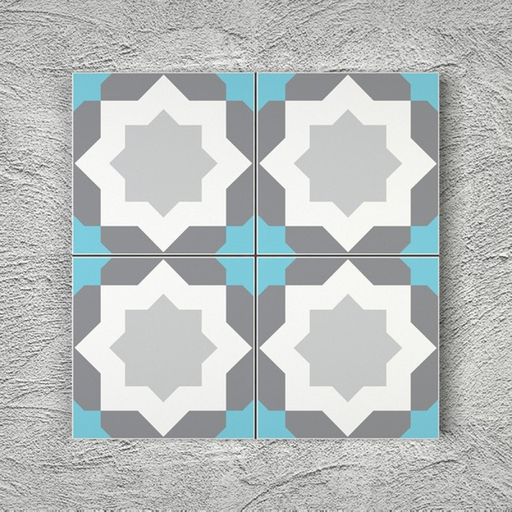 Kütahya Çini Yapı Tasarım Yk 001-32 20 x 20 Desenli Yer Karosu 1m² Yer / Yüzey Kaplamaları Fiyatı