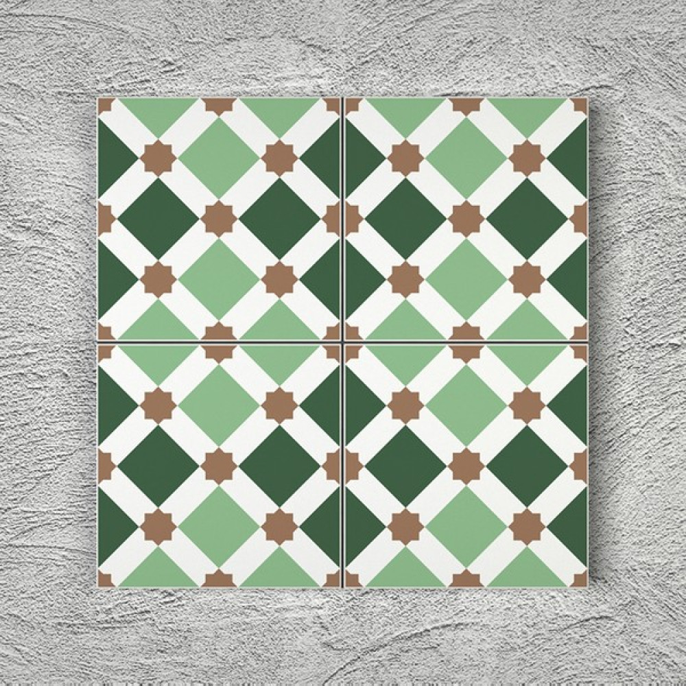 Kütahya Çini Yapı Tasarım Yk 001-34 20 x 20 Desenli Yer Karosu 1m² Yer / Yüzey Kaplamaları Fiyatı