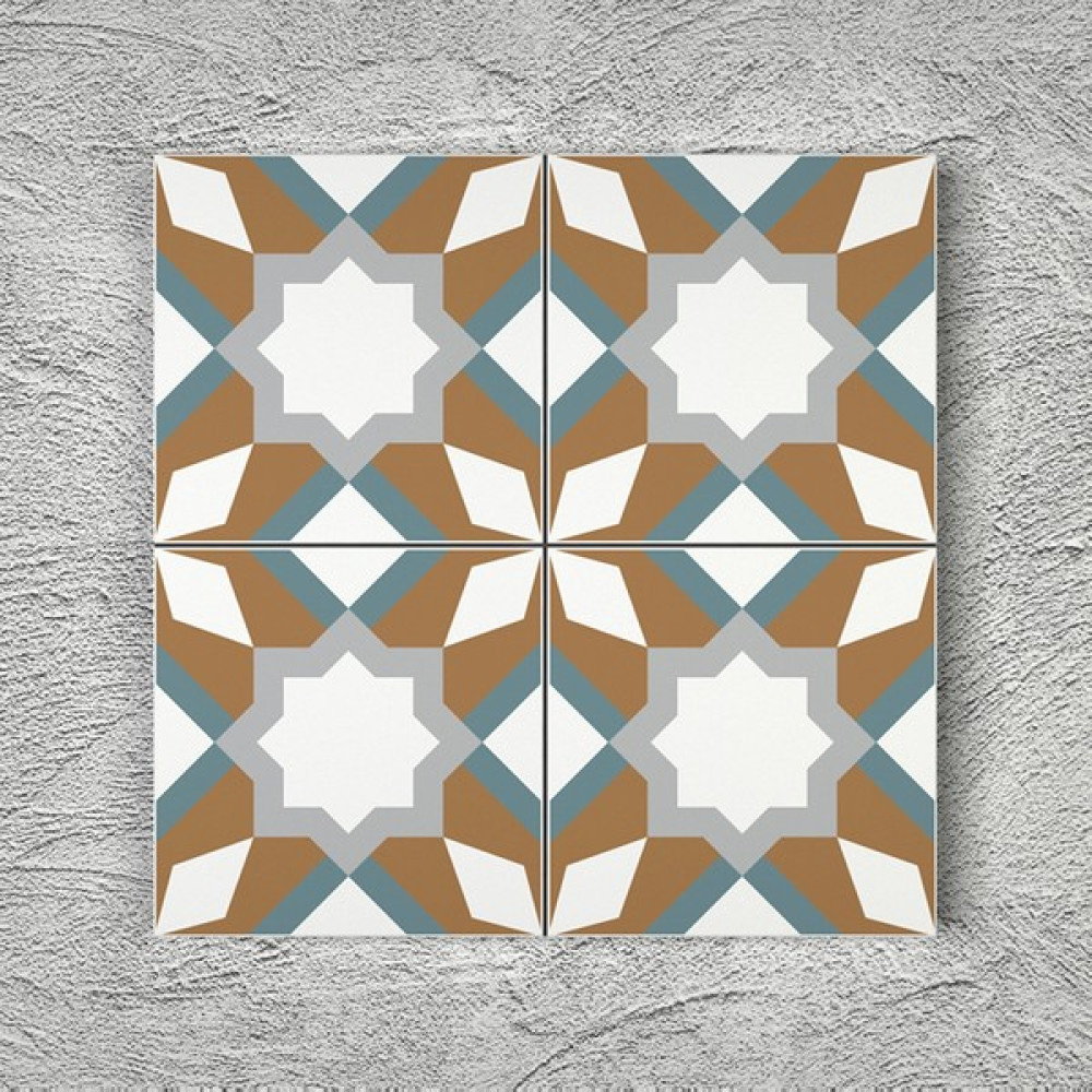 Kütahya Çini Yapı Tasarım Yk 001-75B 20 x 20 Desenli Yer Karosu 1m² Yer / Yüzey Kaplamaları Fiyatı