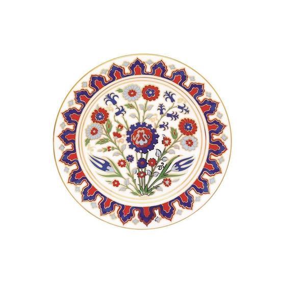 Kütahya Porselen Lenger 25 cm Dekor No:102 Duvar Tabağı