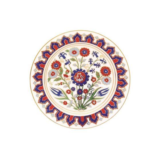 Kütahya Porselen Lenger 25 cm Dekor No:102 Duvar Tabağı