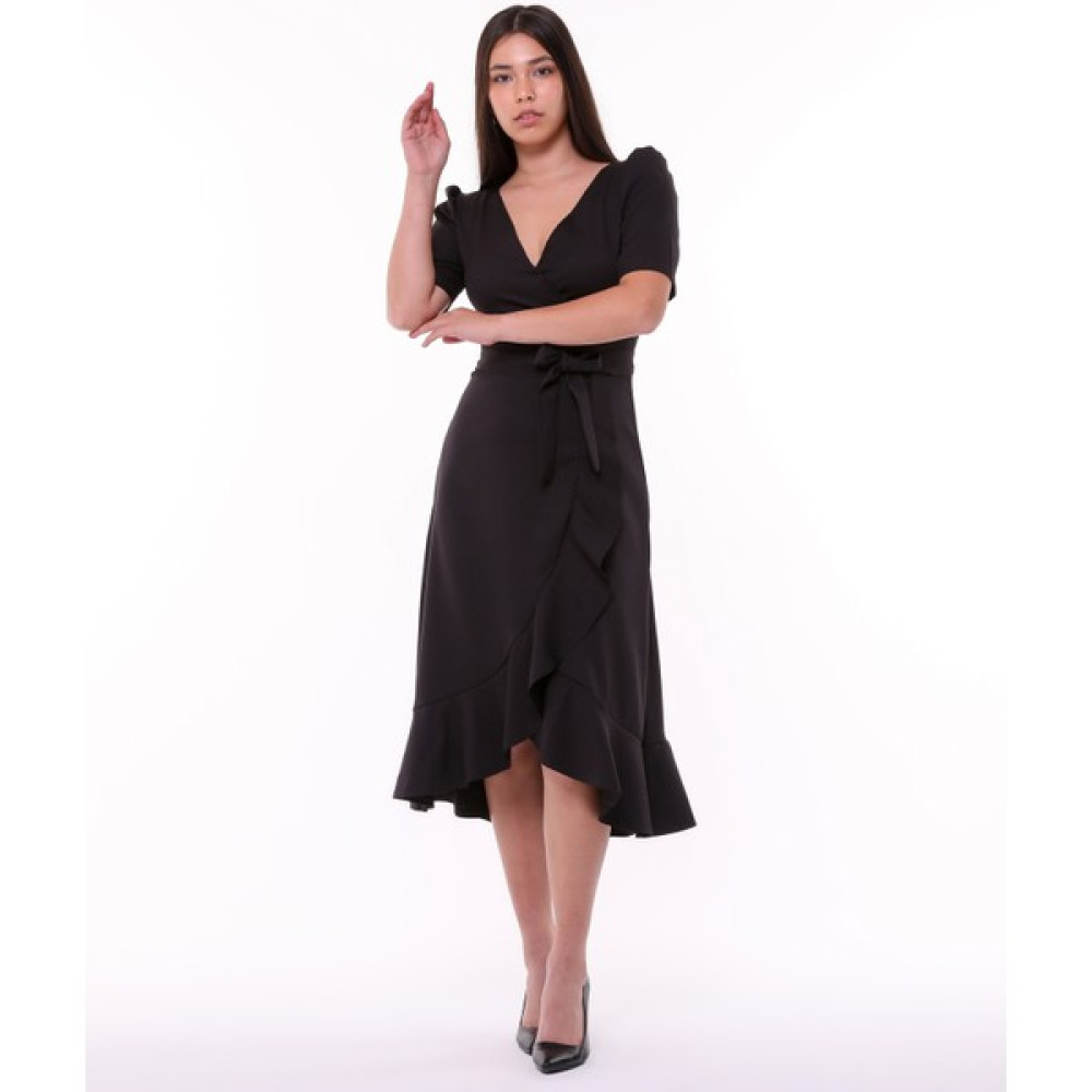 Kutas Fashion Midi Boy Kuşaklı Abiye Elbise Elbise Fiyatı
