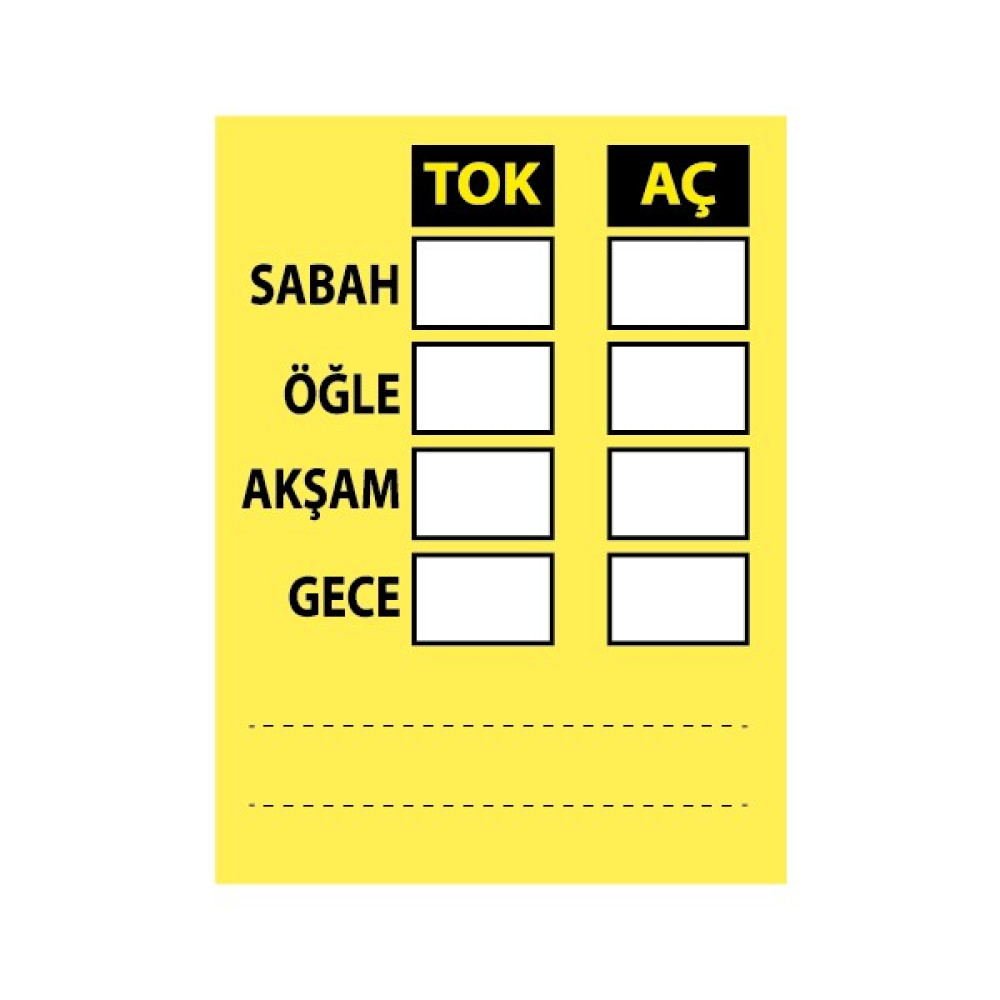 Kutu Ambalaj Eczane Etiketi - 550 Adet - Siyah - Sarı Okul Malzemeleri Fiyatı