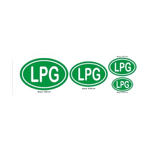 Kutu Ambalaj Lpg Işareti Sticker Etiketi - 10 - Renkli Diğer Fiyatı