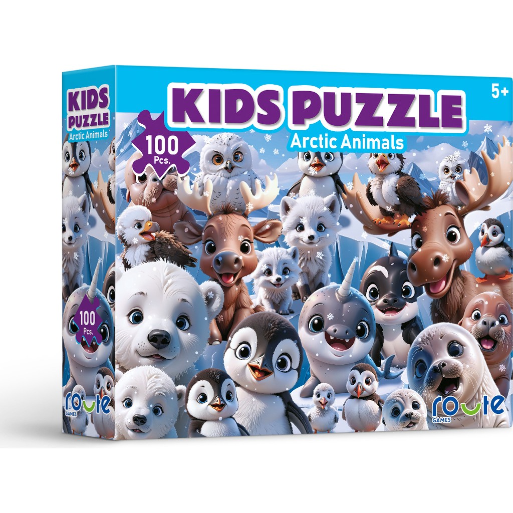 Kutup Hayvanları Çocuk Puzzle (100 Parça) 34×48 cm Anne Bebek Oyuncak Fiyatı