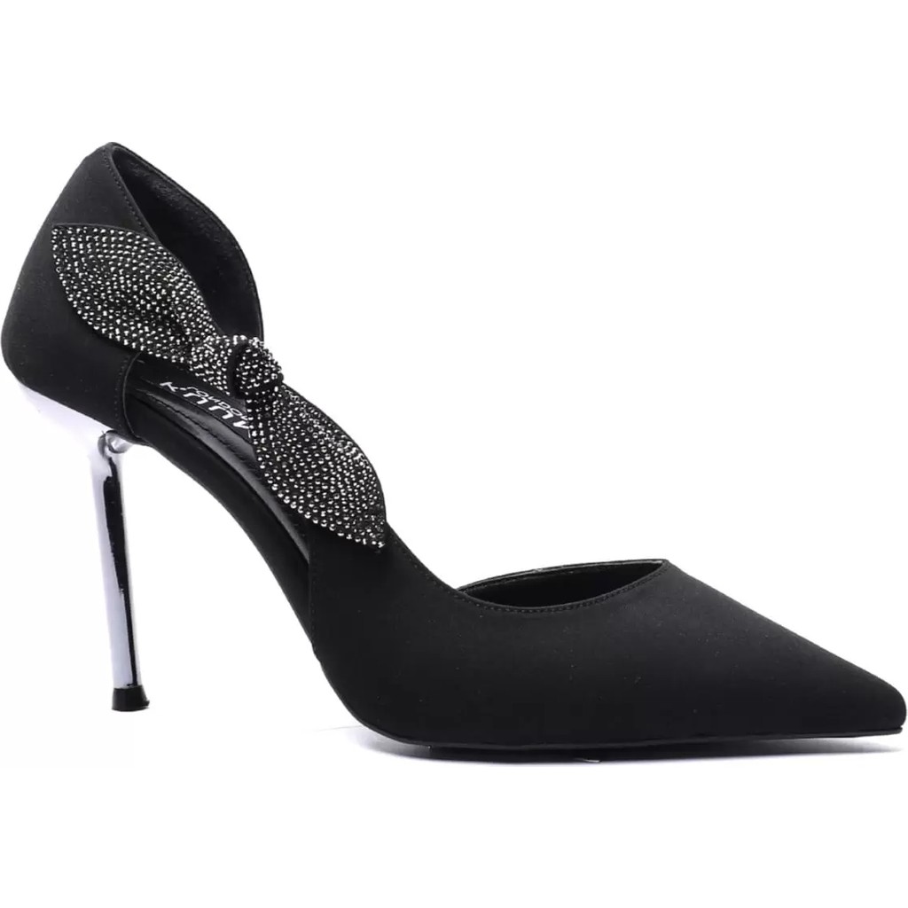 Kuum London Kuum K25-820, Siyah Stiletto 9 Cm Kadın Abiye Ayakkabı Ayakkabılar ve Çantalar Fiyatı