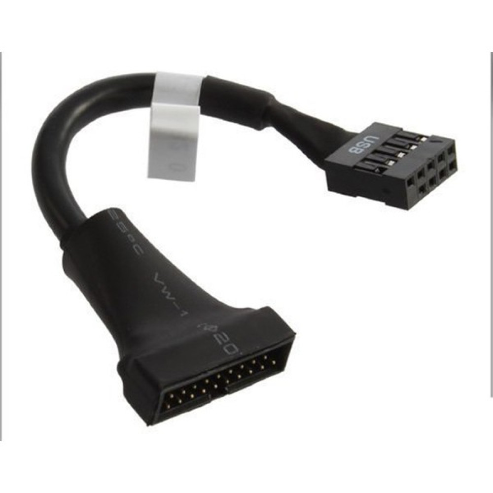 Kuvars 19 Pin USB 3.0 Erkek 9 Pin USB 2.0 Dişi Dönüştürücü Çevirici Kablo Bilgisayar Çevirici ve Adaptörü Fiyatı