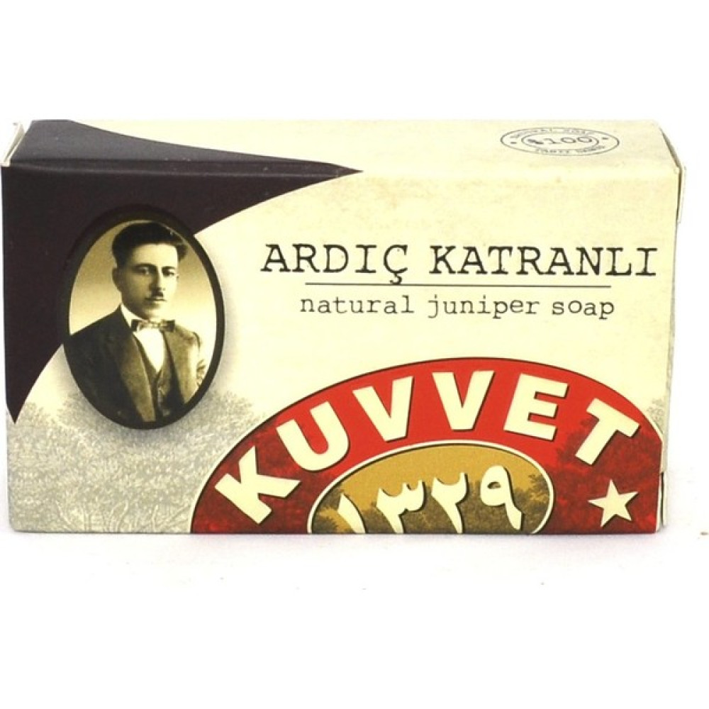 Kuvvet Ardıç Katranlı Doğal Sabun 80gr Cilt Temizleme ve Peeling Fiyatı