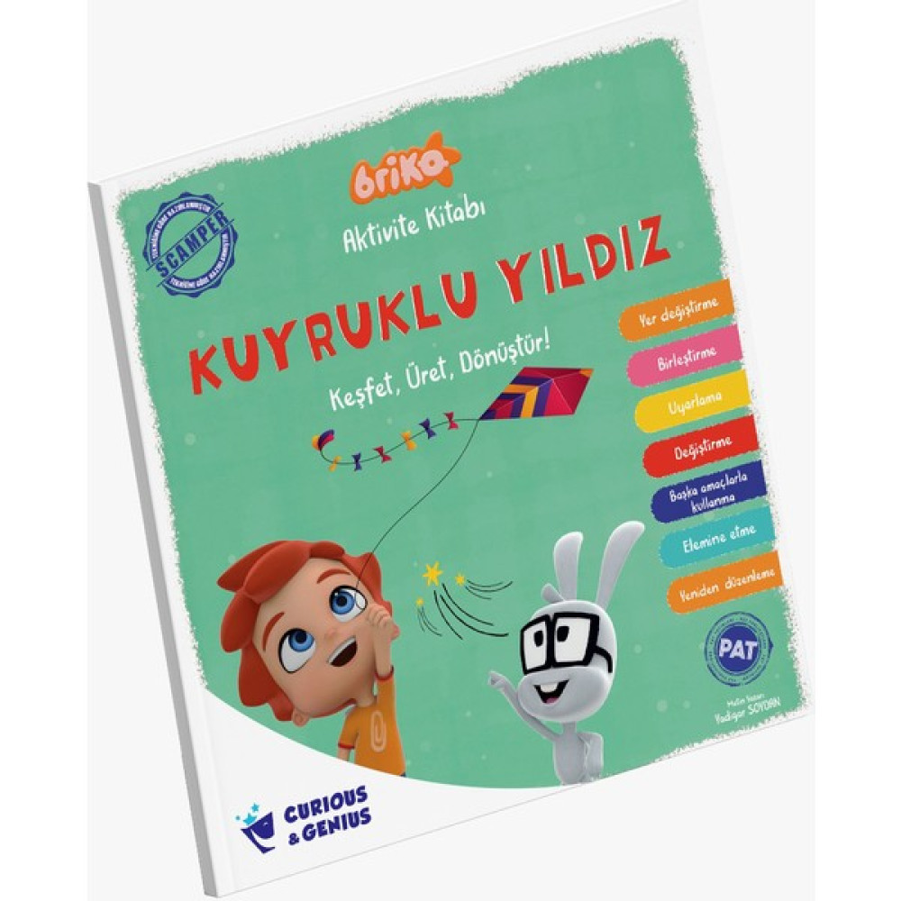 Kuyruklu Yıldız - Briko Aktivite Kitabı - Keşfet, Üret, Dönüştür! -Yadigar Soydan Zihinsel Gelişim Kitapları Fiyatı
