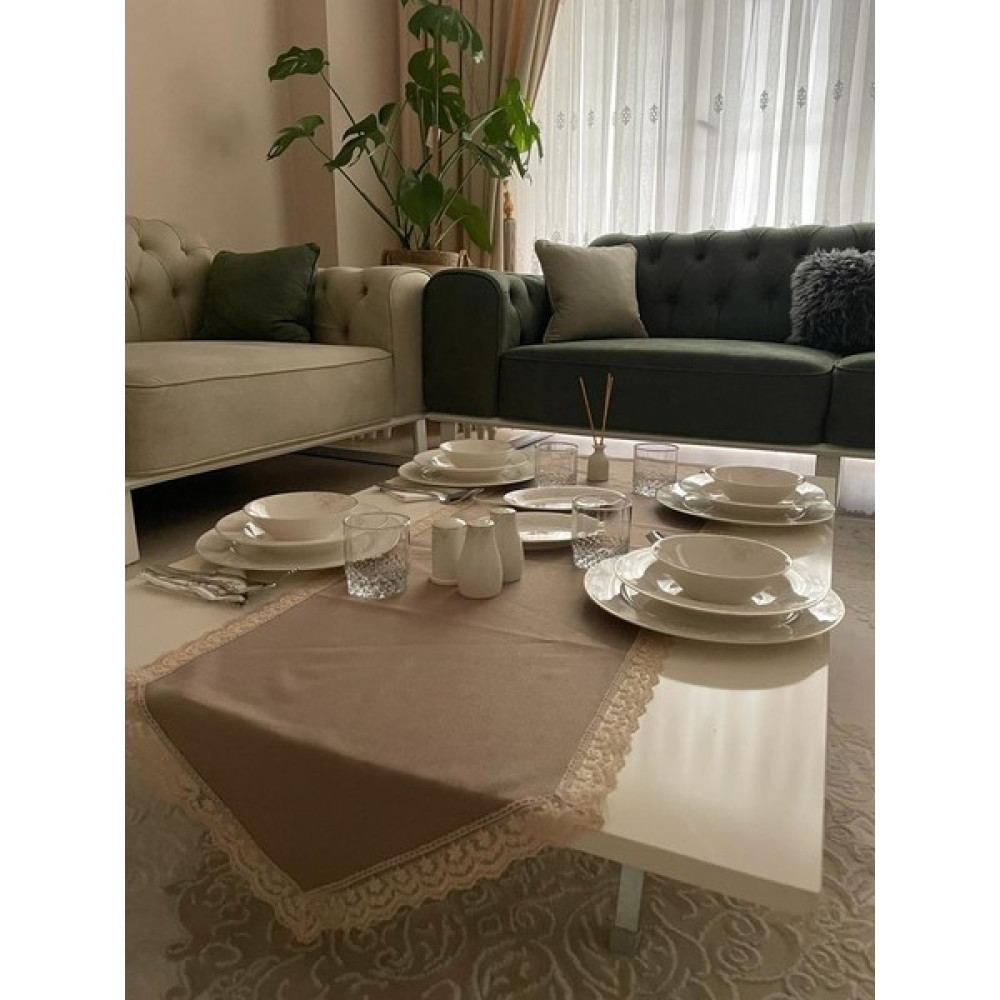 Kuzenler Mobilya Yer Sofrası Metal Katlanır Ayaklı (MDF) - Krem - 110 - 70 Yemek & Mutfak Masası Fiyatı