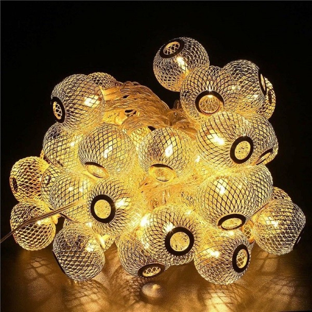 Kuzey 2 Metre Gold Metal Top Pilli LED Işık Top Gün Işığı Pilli LED Işık Top Yılbaşı Ağacı Işığı Noel Işığı Yılbaşı Işıkları Yılbaşı Süsleri Işığı Yılbaşı Fiyatı