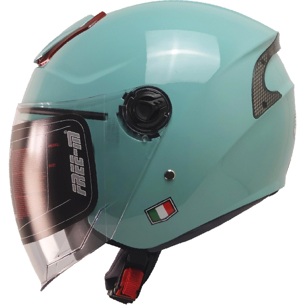 Kuzey Motor Free-M 618 Yarım Kask Turkuaz(Güneş Vizörlü) - L - Turkuaz Diğer Fiyatı