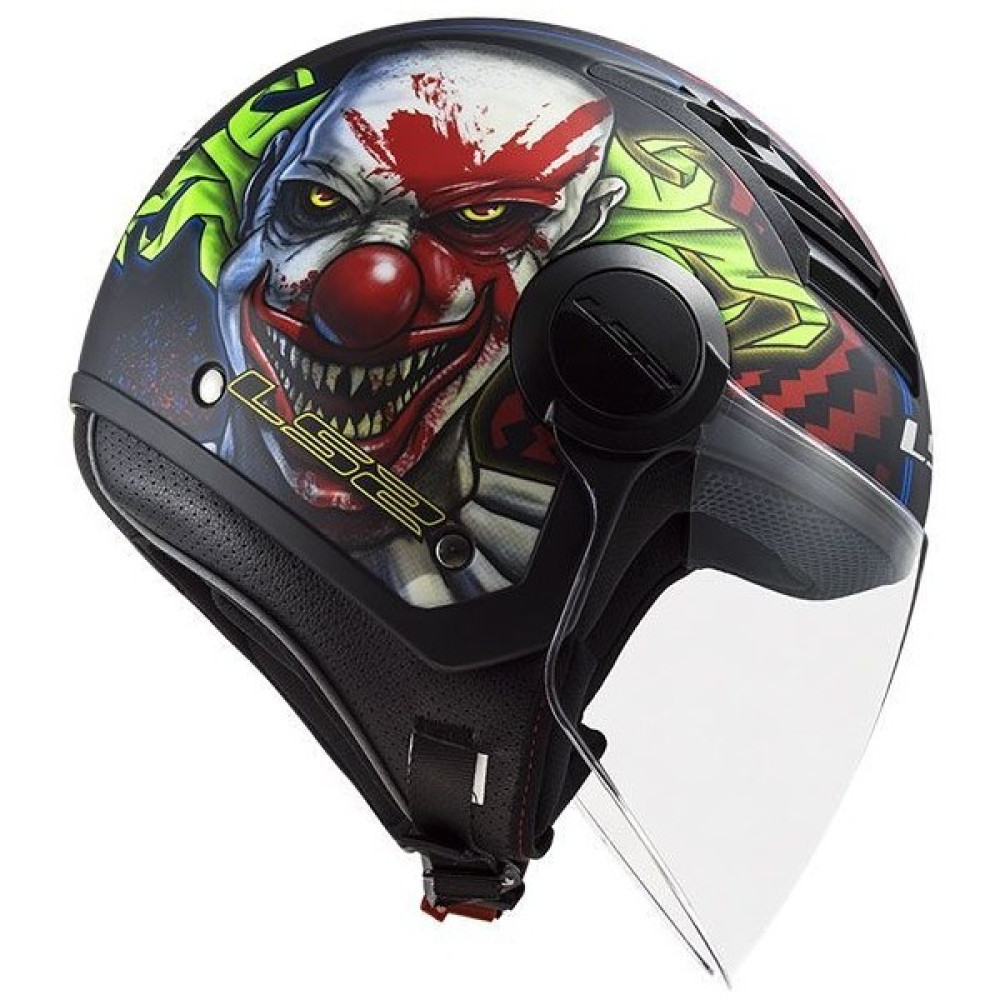 Kuzey Motor Ls2 Airflow Happydreams Mat Yarım Kask - XXL - Mat Siyah Motorsiklet Kaskları Fiyatı