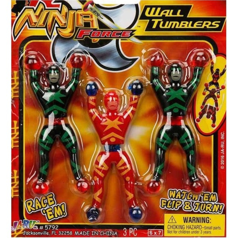 Kuzey Oyuncak 3 Adet Cama Duvara Yapışan Taklacı Savaşcı Ninja Secret Ninja Force Wall Tumblers Ninja Oyuncakları - Renkli Eğitici Oyuncak Fiyatı