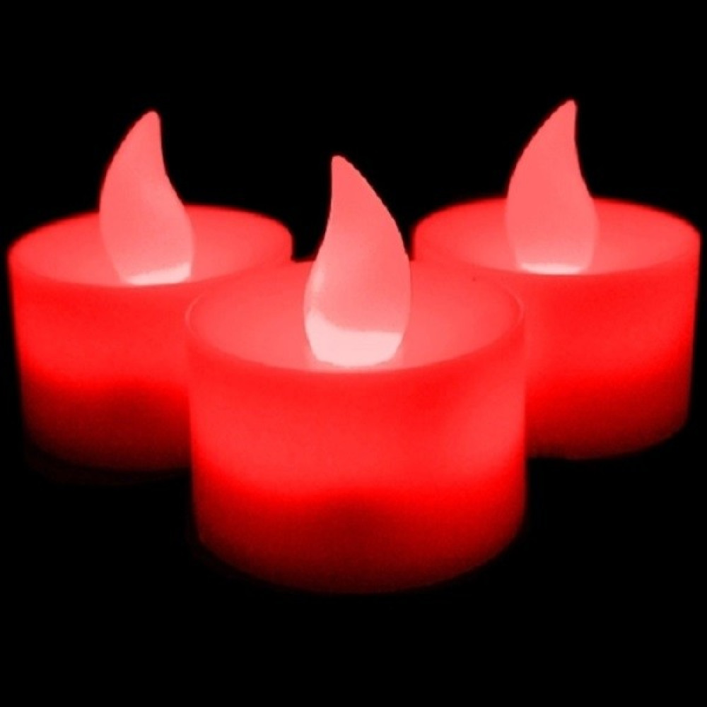 Kuzey Red Light Candles 24 Adet Kırmızı LED Işıklı Mum Kırmızı LED Mum Kırmızı Işıklı Mum Romantik LED Mum Dekoratif Mum Fiyatı