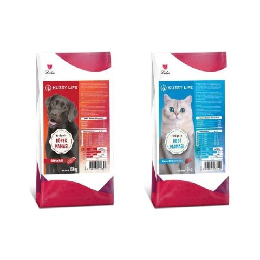 Kuzeylife Biftekli Yetişkin Köpek Maması ve Kuzu Etli ve Pirinçli Kedi Maması 15 kg - 2 Evcil Hayvan Ürünleri Fiyatı