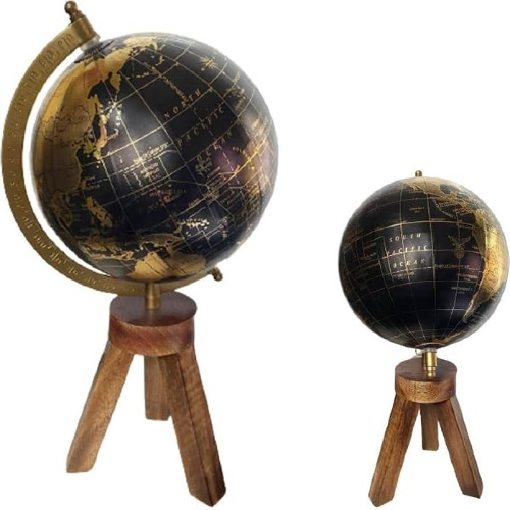 Kuzeys Store Ahşap Ayaklı Dekoratif Dünya Küre Yükseklik: 33 cm , Küre Çapı: 15 cm ,Antika,Eğitici/Coğrafi/Modern Masaüstü Dekorasyonu Yüksek li... Hediyelik Eşya Fiyatı