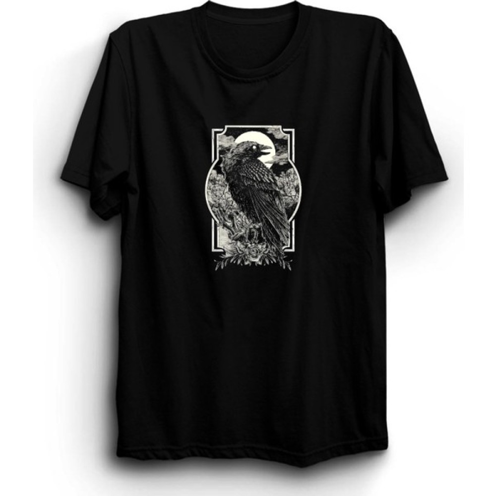 Kuzgun, Raven, Karga, Crow Tişört Erkek T-shirt Fiyatı