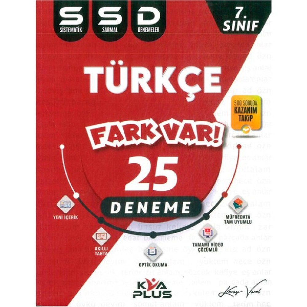 KVA Yayınları 7. Sınıf Türkçe 25 Sistematik Sarmal Deneme Kaynak Kitapları Fiyatı