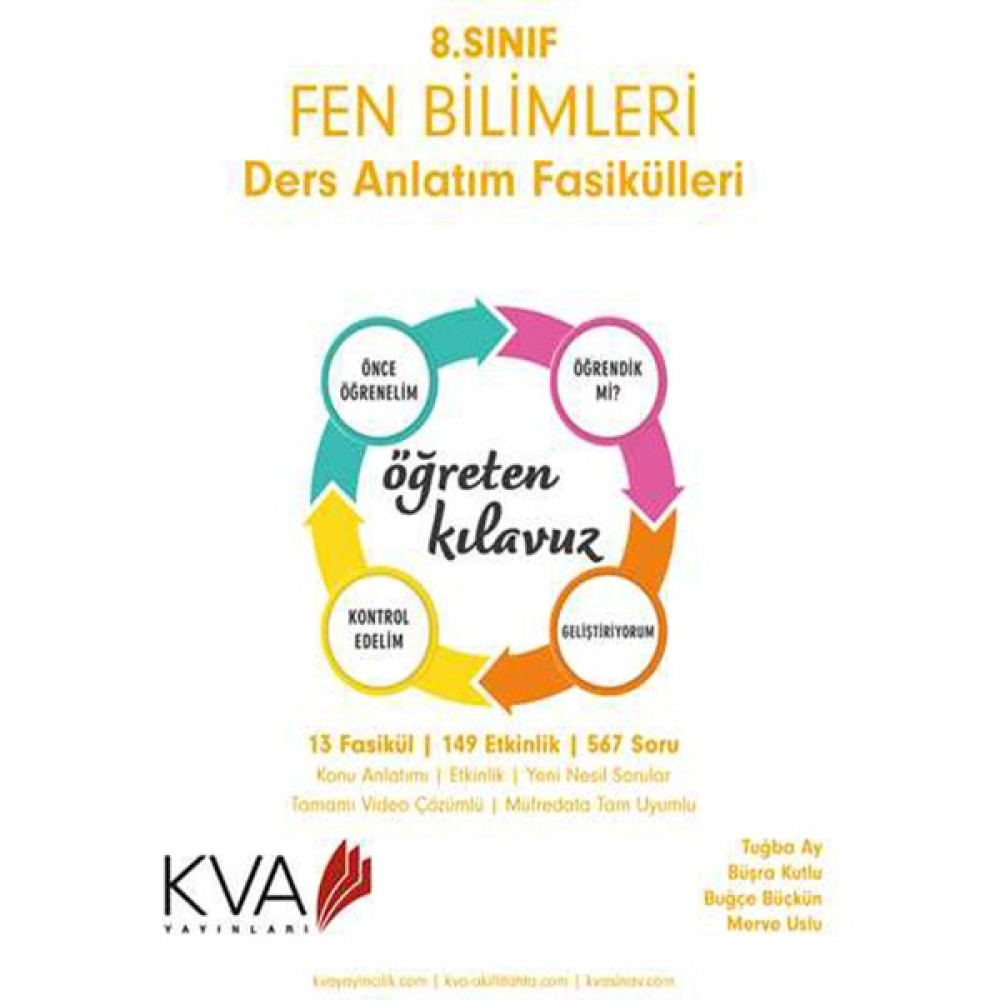 Kva Yayınları 8. Sınıf Fen Bilimleri Ders Anlatım Fasikülleri Kaynak Kitapları Fiyatı