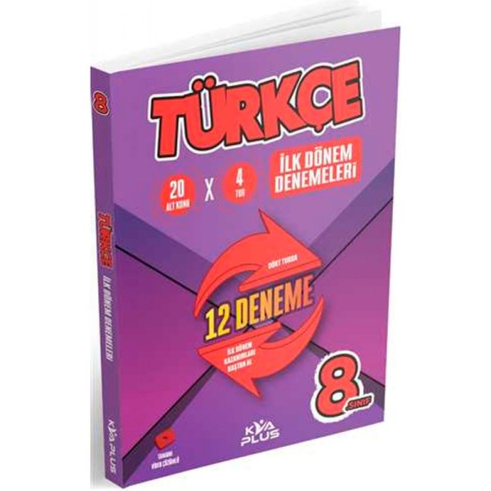 Kva Yayınları 8. Sınıf Ilk Dönem Türkçe Denemeleri Türkçe Fiyatı