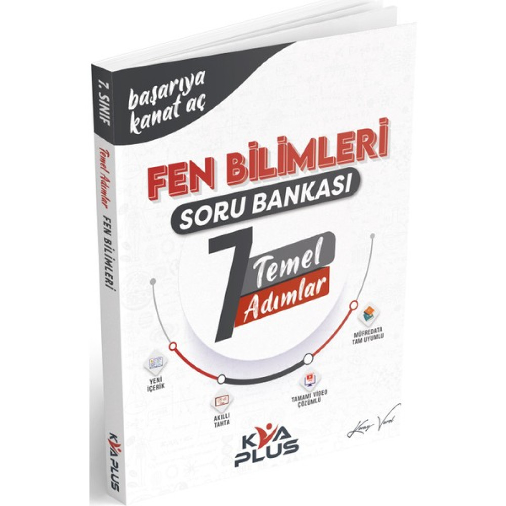 KVA Yayınları Kva 7. Sınıf Fen Bilimleri Temel Adımlar Soru Bankası 2023 Kaynak Kitapları Fiyatı