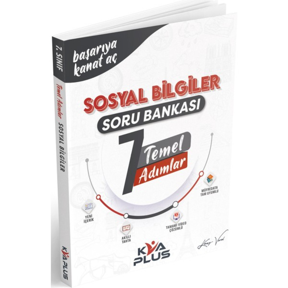 KVA Yayınları Kva 7. Sınıf Sosyal Bilgiler Temel Adımlar Soru Bankası 2023 Kaynak Kitapları Fiyatı