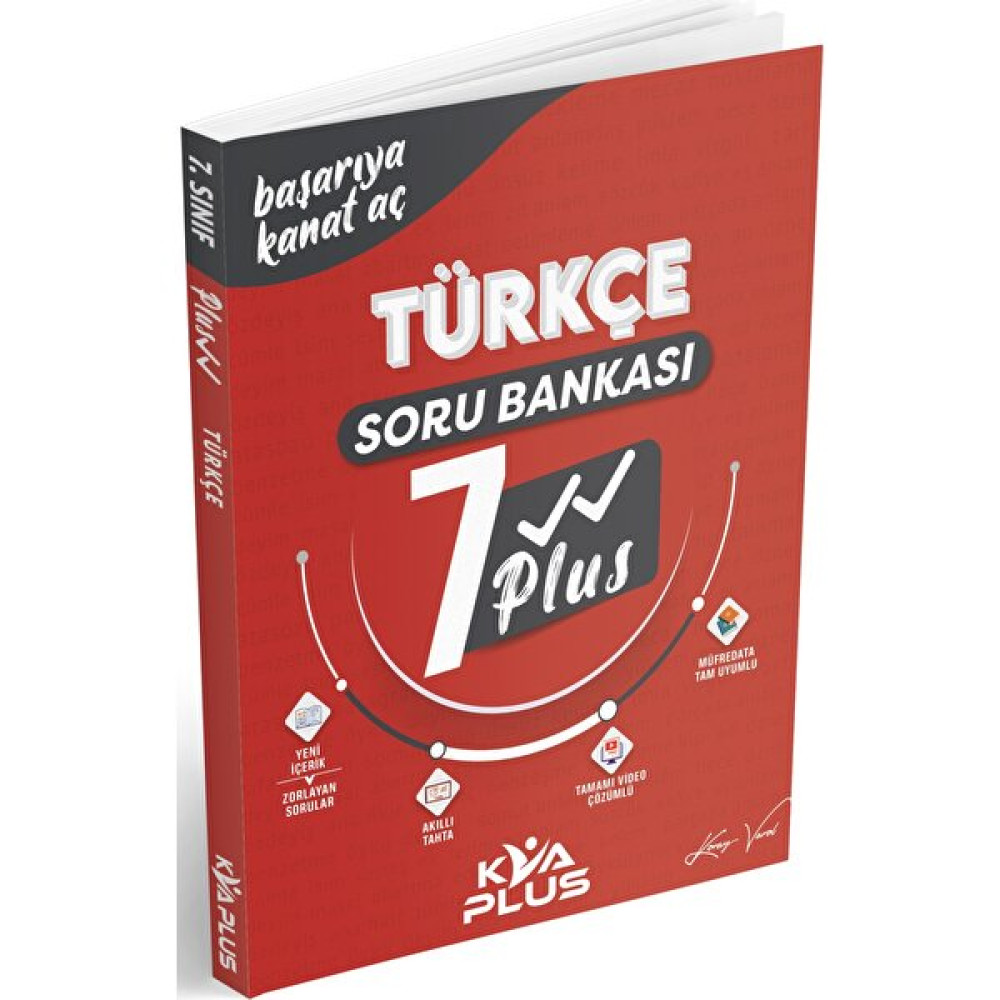 KVA Yayınları Kva 7. Sınıf Türkçe Plus Serisi Soru Bankası 2023 Kaynak Kitapları Fiyatı