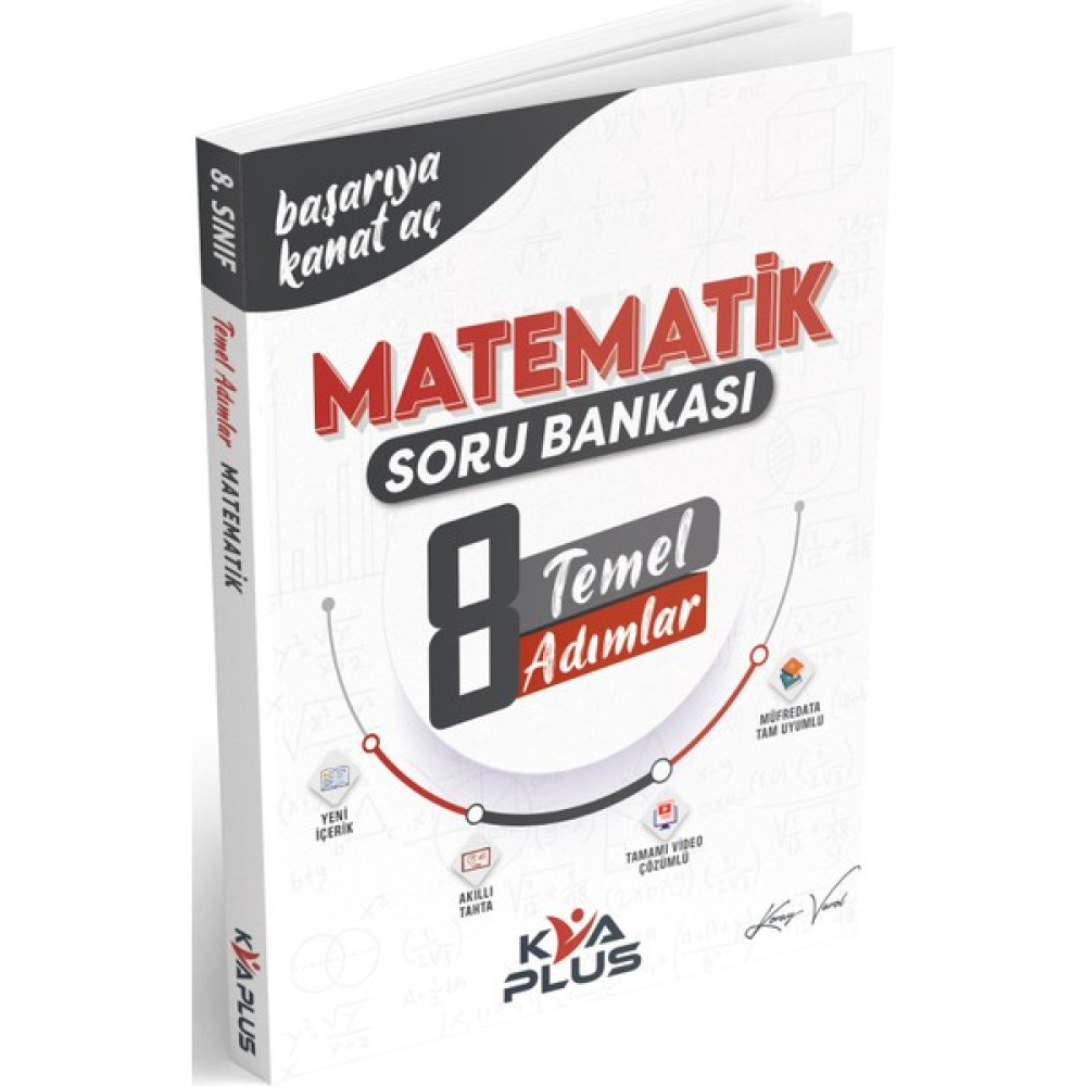 KVA Yayınları Kva 8. Sınıf Matematik Temel Adımlar Soru Bankası 2023 Ders Sınav Kitapları Fiyatı