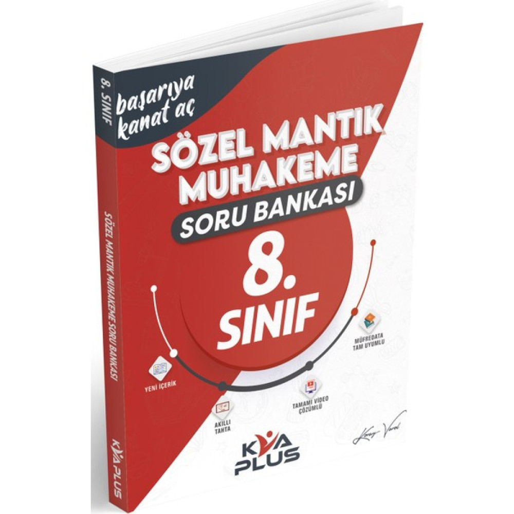 KVA Yayınları Kva 8. Sınıf Türkçe Sözel Mantık Muhakeme 2023 Ders Sınav Kitapları Fiyatı