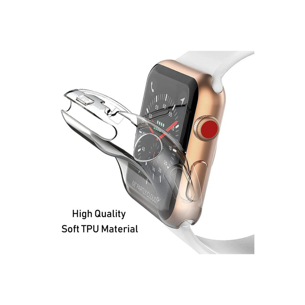 KVK PRİVACY Apple Watch 3 4 5 6 7 8 Kılıf Kasa Ve Ekran Koruyucu 360 Tam Koruma Kapak Şeffaf Akıllı Saat Aksesuarı Fiyatı