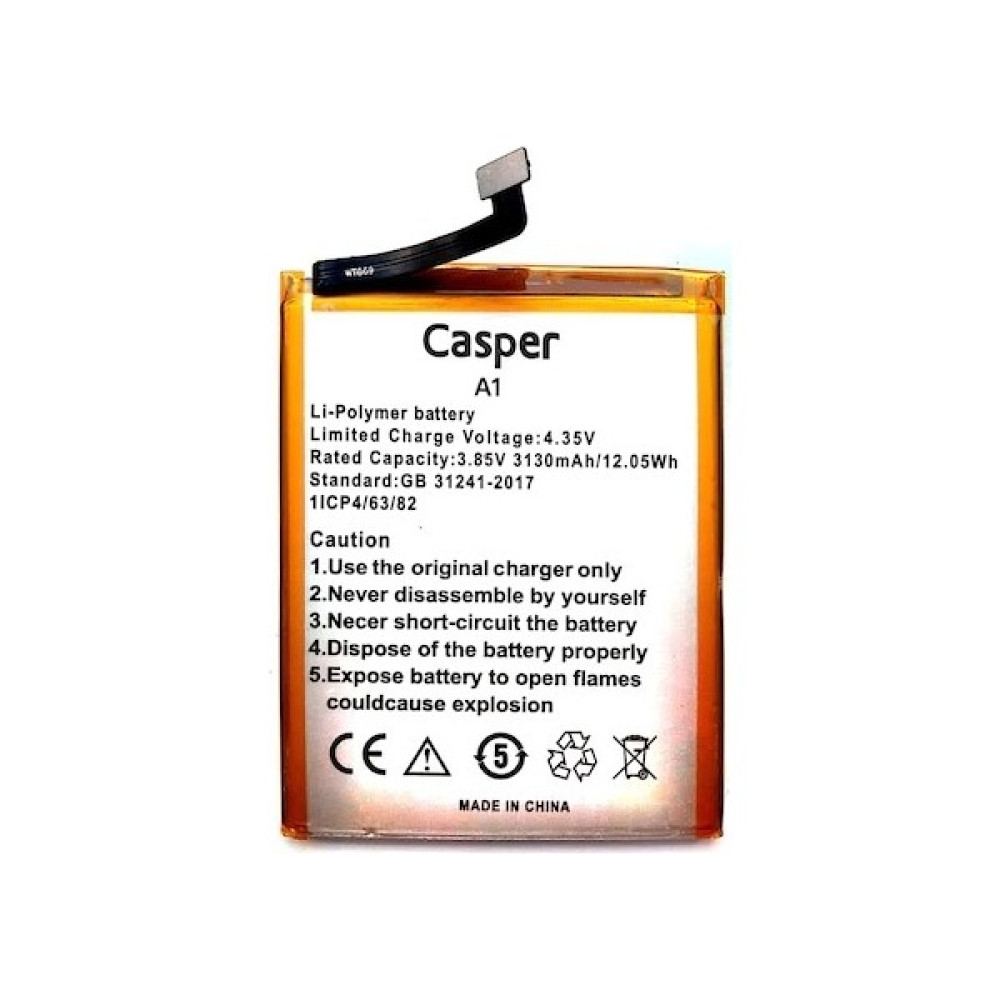 Kvy Casper Via A1 Uyumlu Batarya Pil 3130 mAh Cep Telefonu Bataryası Fiyatı