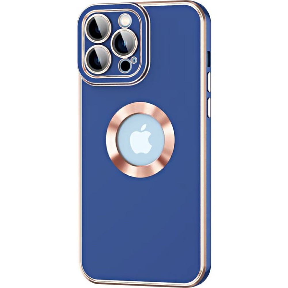 Kvy Iphone 12 Pro Kamera Korumalı Renkli Kenarlı Kongo Kılıf + Ekran Koruyucu - Lacivert Cep Telefonu Kılıfı Fiyatı