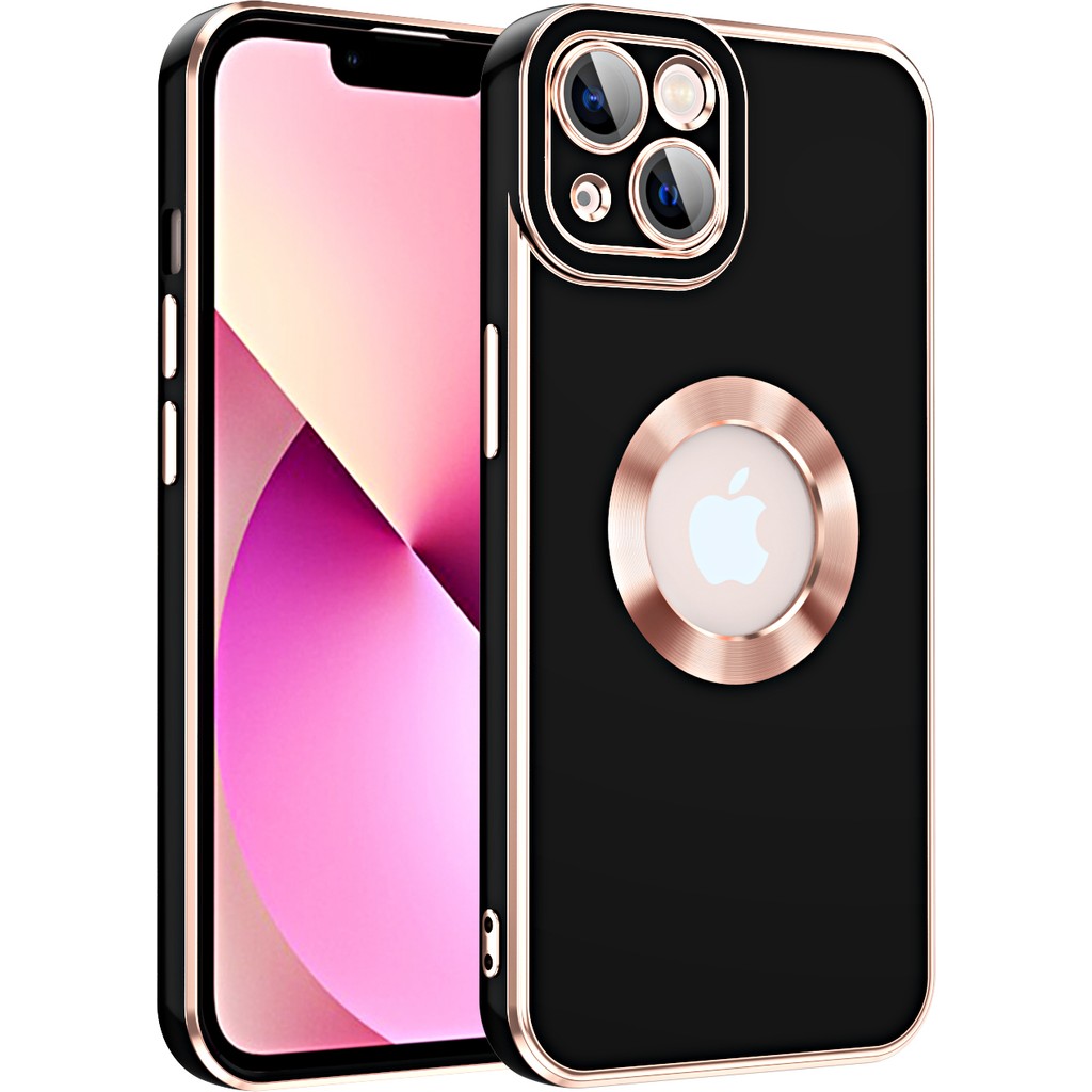 Kvy Iphone 13 Kamera Korumalı Renkli Kenarlı Kongo Kılıf + Ekran Koruyucu - Siyah Cep Telefonu Kılıfı Fiyatı