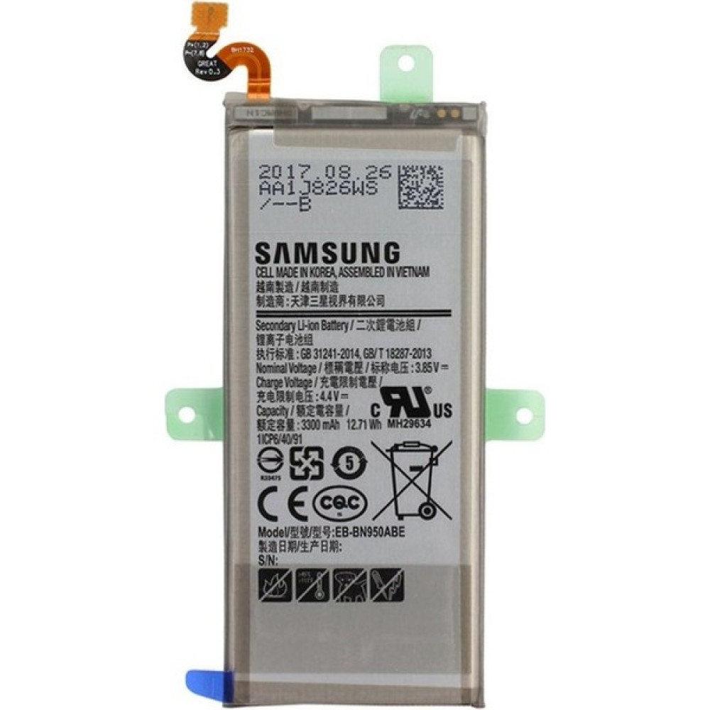 Kvy Samsung Galaxy Note 8 SM-N950F (EB-BN950ABE) Uyumlu Batarya Pil 3300MAH Cep Telefonu Bataryası Fiyatı