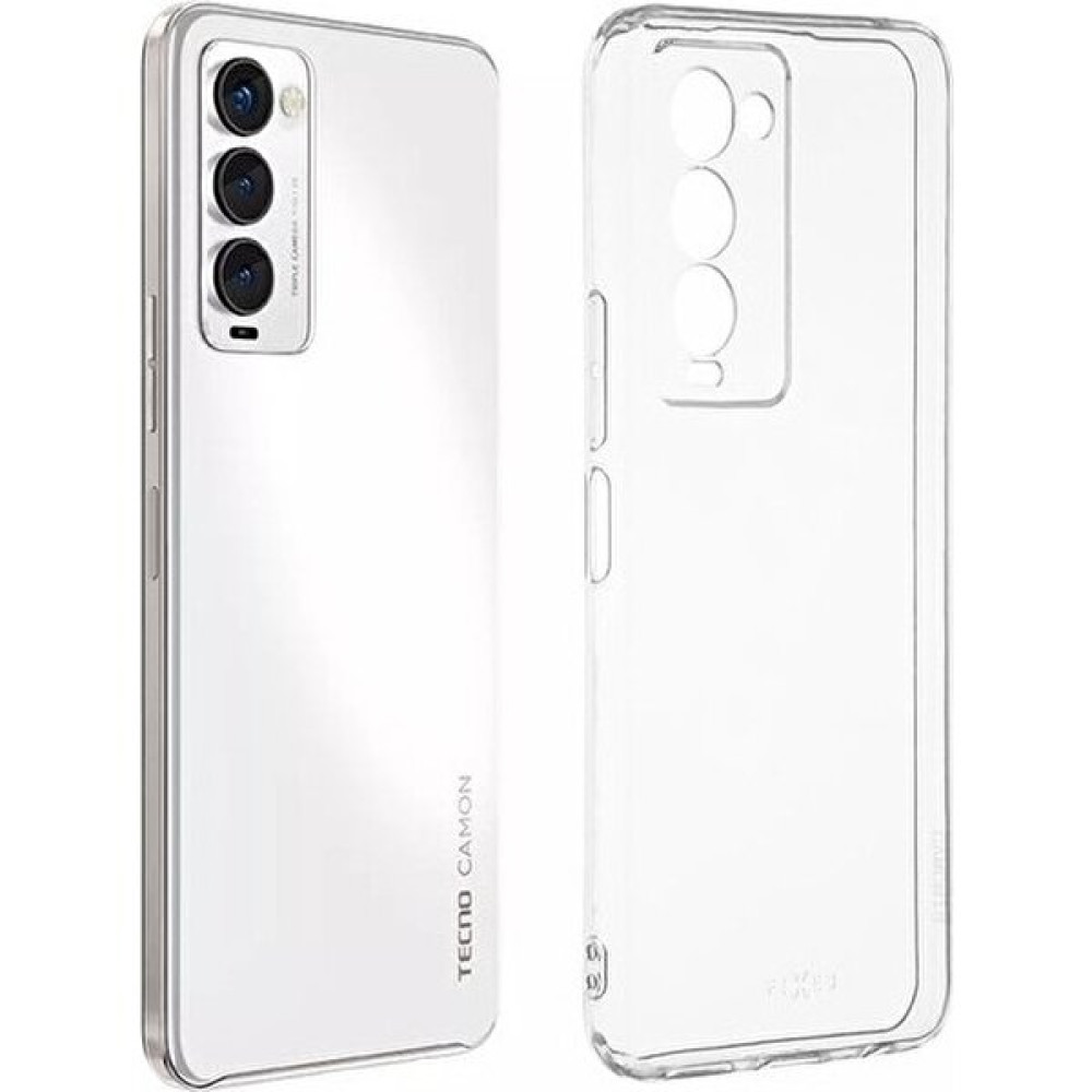 Kvy Tecno Camon 18 Kamera Korumalı Süper Silikon Kılıf - Şeffaf - Tecno Camon 18 Cep Telefonu Kılıfı Fiyatı