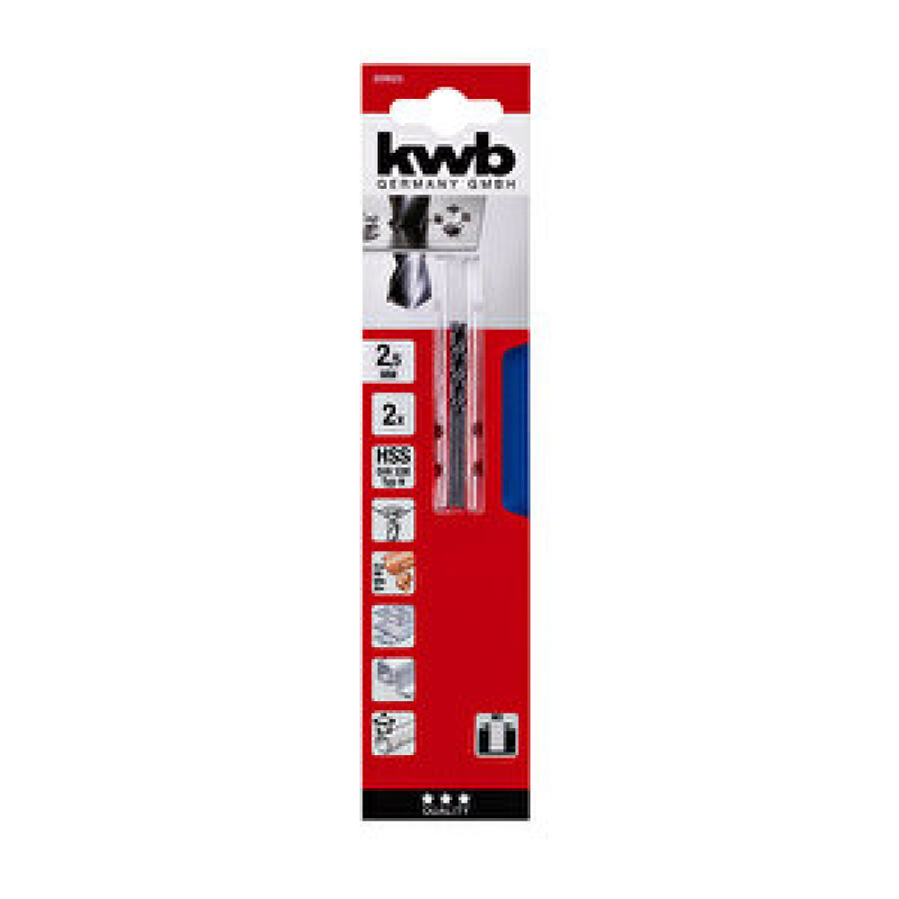 KWB HSS Metal Matkap Ucu 2,5 mm Matkaplar Fiyatı