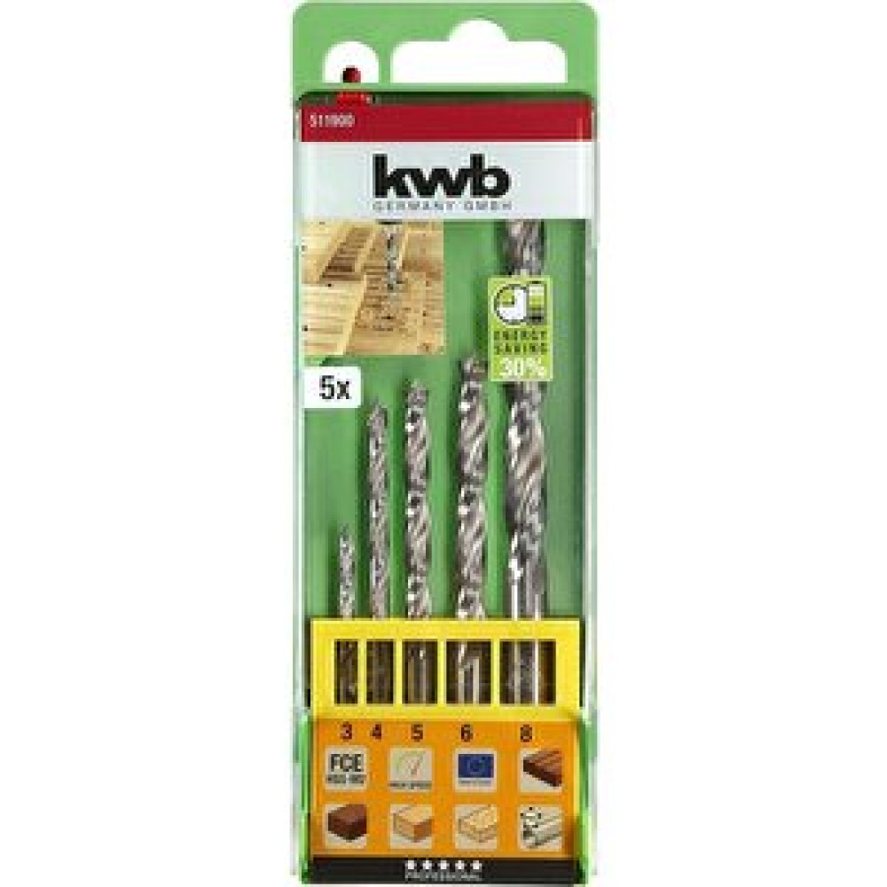 KWB Kwb Ahşap Uç Seti 5 Parça - 49511900 Matkaplar Fiyatı