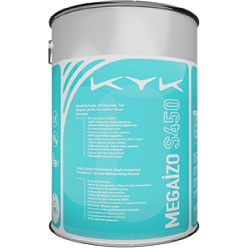 Kyk Megaizo S450 Tek Bileşenli Sıvı Şeffaf Camsı Kaplama 5kg. - 5 Kg. Diğer Fiyatı