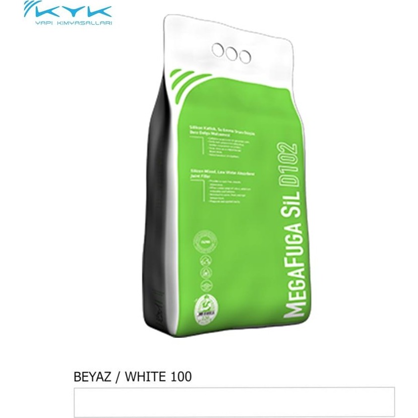 KYK Silikonlu Seramik Derz Dolgusu , Beyaz Renk 1kg Nalburiye & Hırdavat Fiyatı